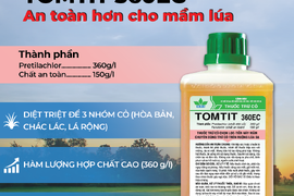 CỎ DẠI KHÔNG CÒN LO NGẠI VÌ CÓ TOMTIT 360EC