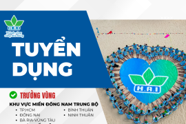 CƠ HỘI VIỆC LÀM HẤP DẪN TẠI CÔNG TY NÔNG DƯỢC HAI