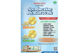 “TÍCH ĐỒNG VÀNG – ĐỔI NGÀN QUÀ TẶNG” – Chương trình siêu hấp dẫn không thể bỏ lỡ!